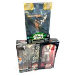 Star Wars Stao, Star Wars Episode I C-3PO, Jar Jar Binks, all 3 in original packaging