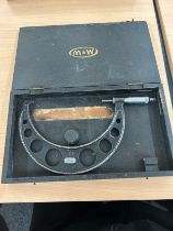2 Cased Moore and Wright, 175mm - 200mm and 275-300mm No 971M Micrometers Metric