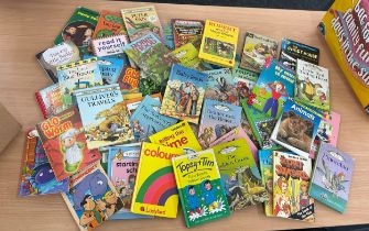 Large selection of vintage Ladybird books includes Rupert bear etc