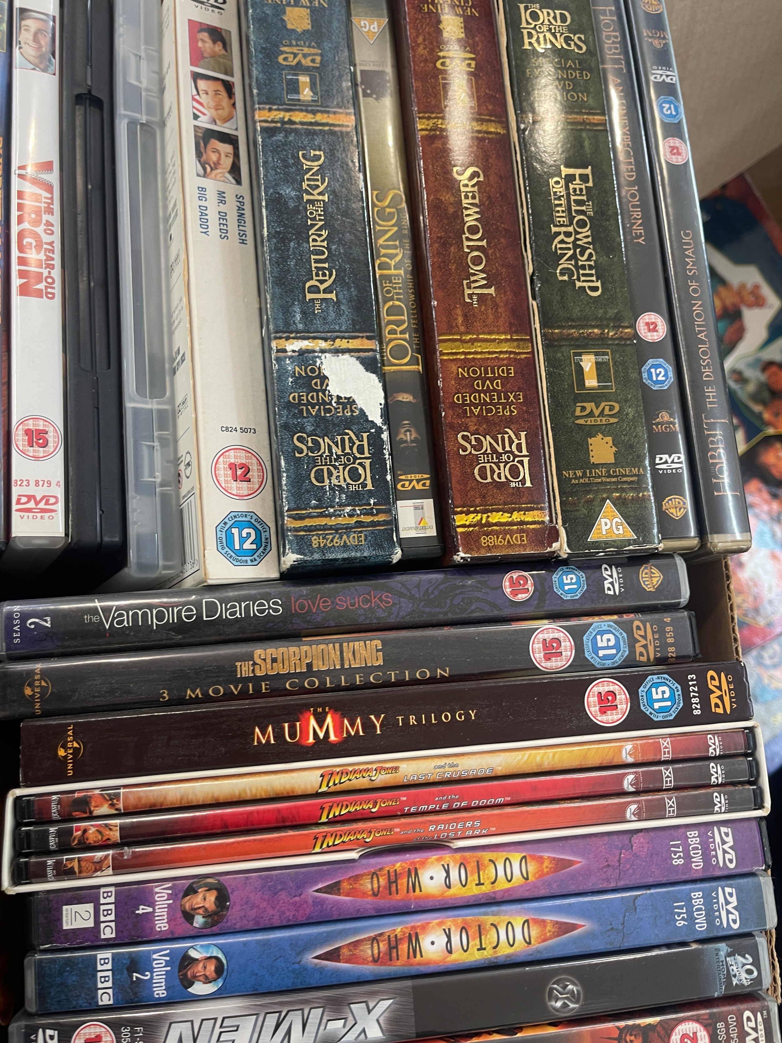 Large selection of DVD's, various genre to include Horrors, Doctor Who, Lord of the Rings - Image 6 of 8