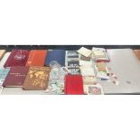 Stamp collections worldwide and brit commonwealth in 5 large albums plus many packs and part sets,