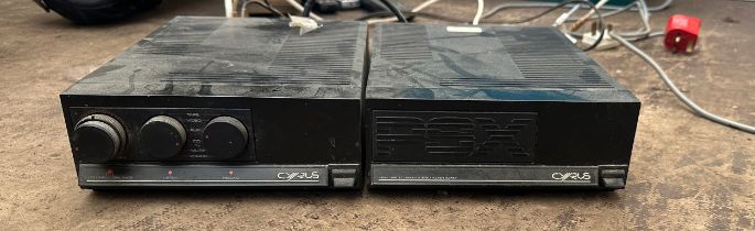 A Cyrus amo and Cyrus PSX power supply - in working order