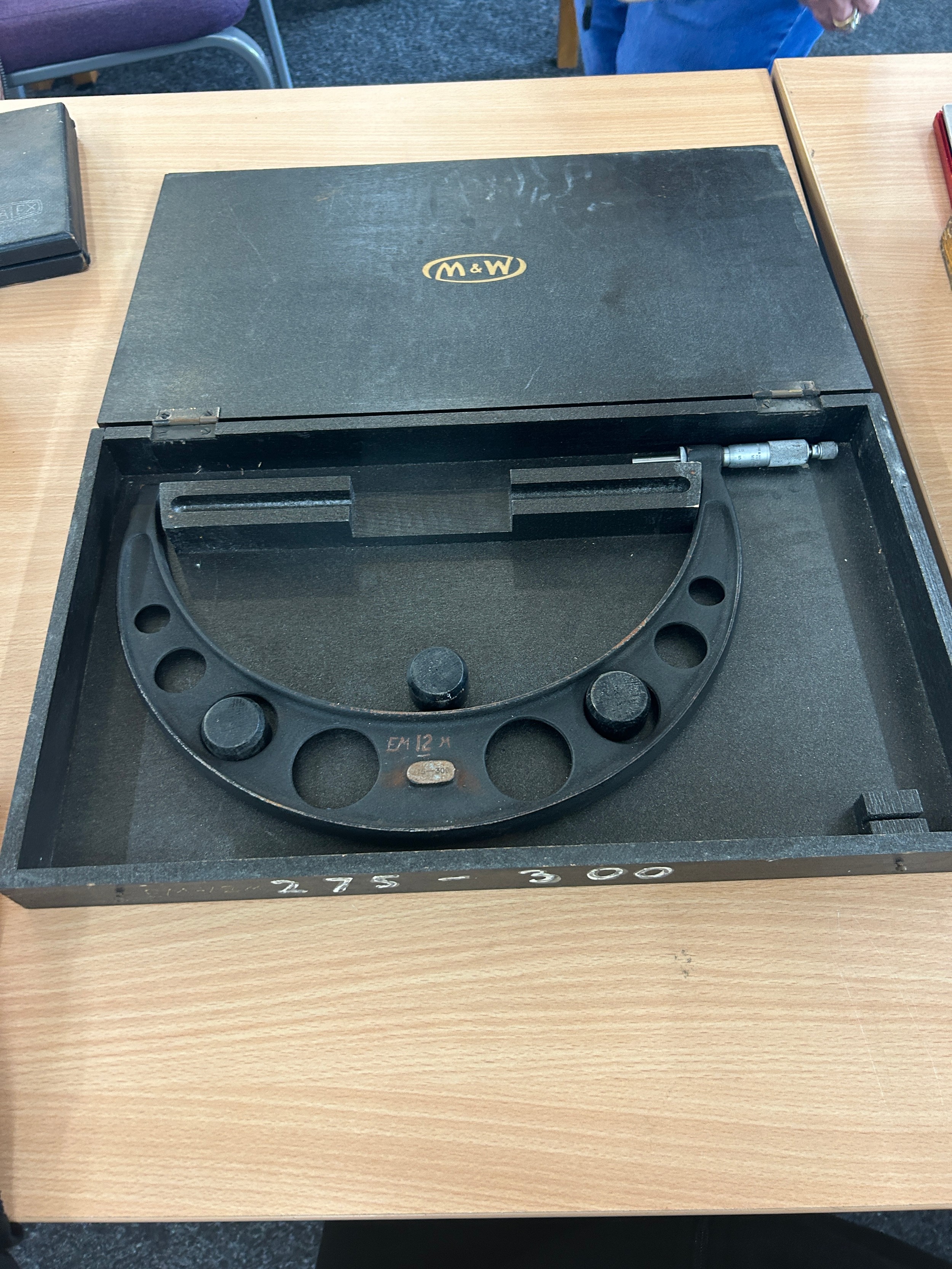 2 Cased Moore and Wright, 175mm - 200mm and 275-300mm No 971M Micrometers Metric - Image 5 of 7