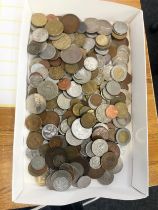 Selection of assorted vintage and later coins