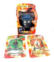 Doctor Who boxed Tardis talking money box, Doctor Who series 3 Martha Jones, Doctor Constantine