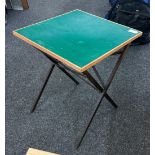 Vintage folding cards/ game table