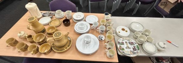 Large selection of pottery miscellaneous to include part tea services, plates, mugs etc