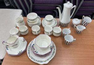 Selection of part tea sets to include Paragon, Fenton, Woods and Sons etc