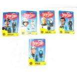 Captain Scarlet figures in original packaging to include Captain Black x 2, Captain Blue, Harmony,