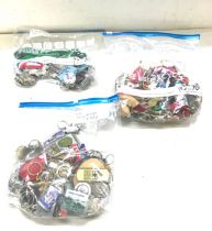 Selection of assorted key rings