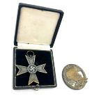 War Merti German cross medal no ribbon, blovkade breaker merchant badge