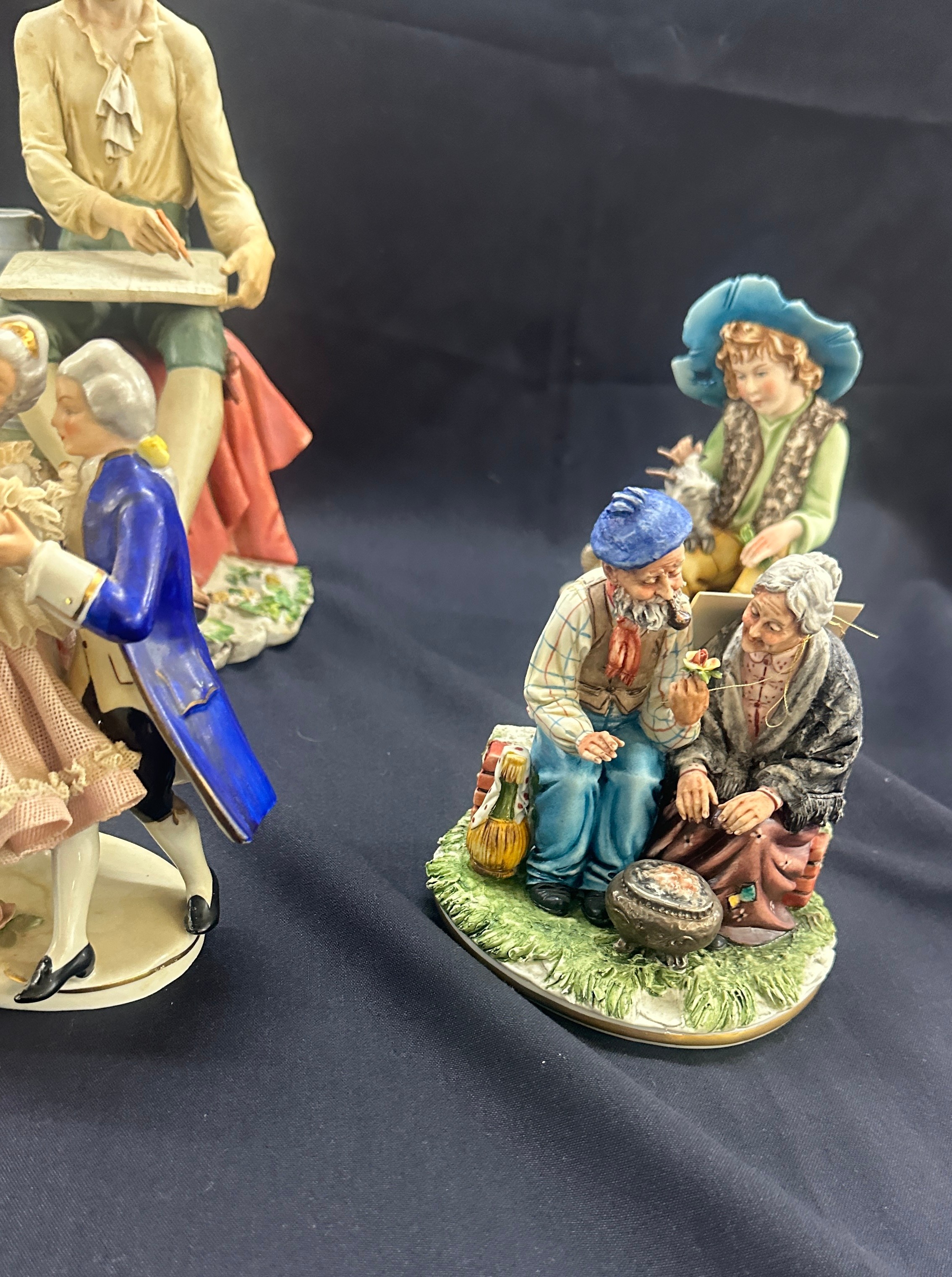 Selection of assorted figures includes capodimonte etc - Image 5 of 7