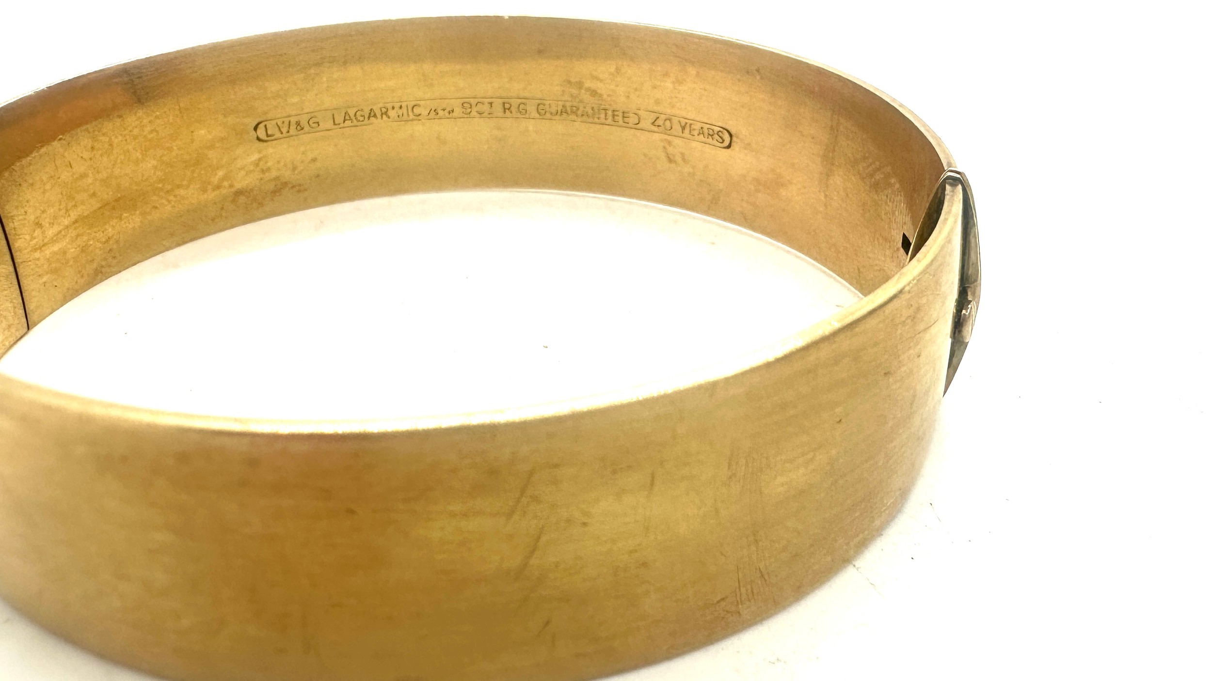 9ct Rolled Gold Bangle - Image 3 of 3
