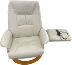 Electric massage chair and stool in working order