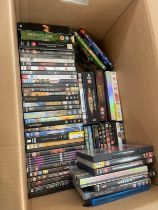 Large selection of DVD's, various genre to include Bad Boys, Angel, Alien, Blu Ray etc