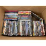 Large selection of DVD's various genres to include Blues Brothers, Spider Whip, Peter Kay etc