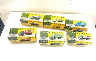 Selection of Vanguards boxed cars includes Kodak, Castrol, ford etc