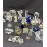 Selection of assorted glassware includes Angels etc