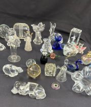 Selection of assorted glassware includes Angels etc