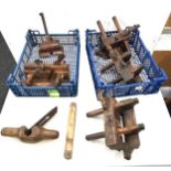 Large selection of woodworking tools