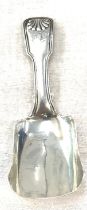 Victorian Sterling silver caddy spoon by George Unite 13gm