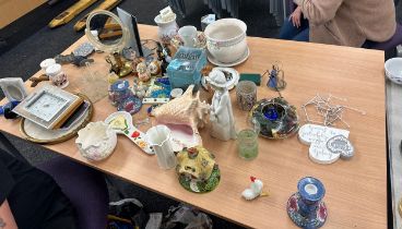 Large selection of miscellaneous includes Novelty salt and papper pots etc