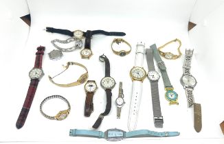 Selection of vintage and later wrist watches