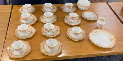 Large selection of Marlborough pottery part tea set