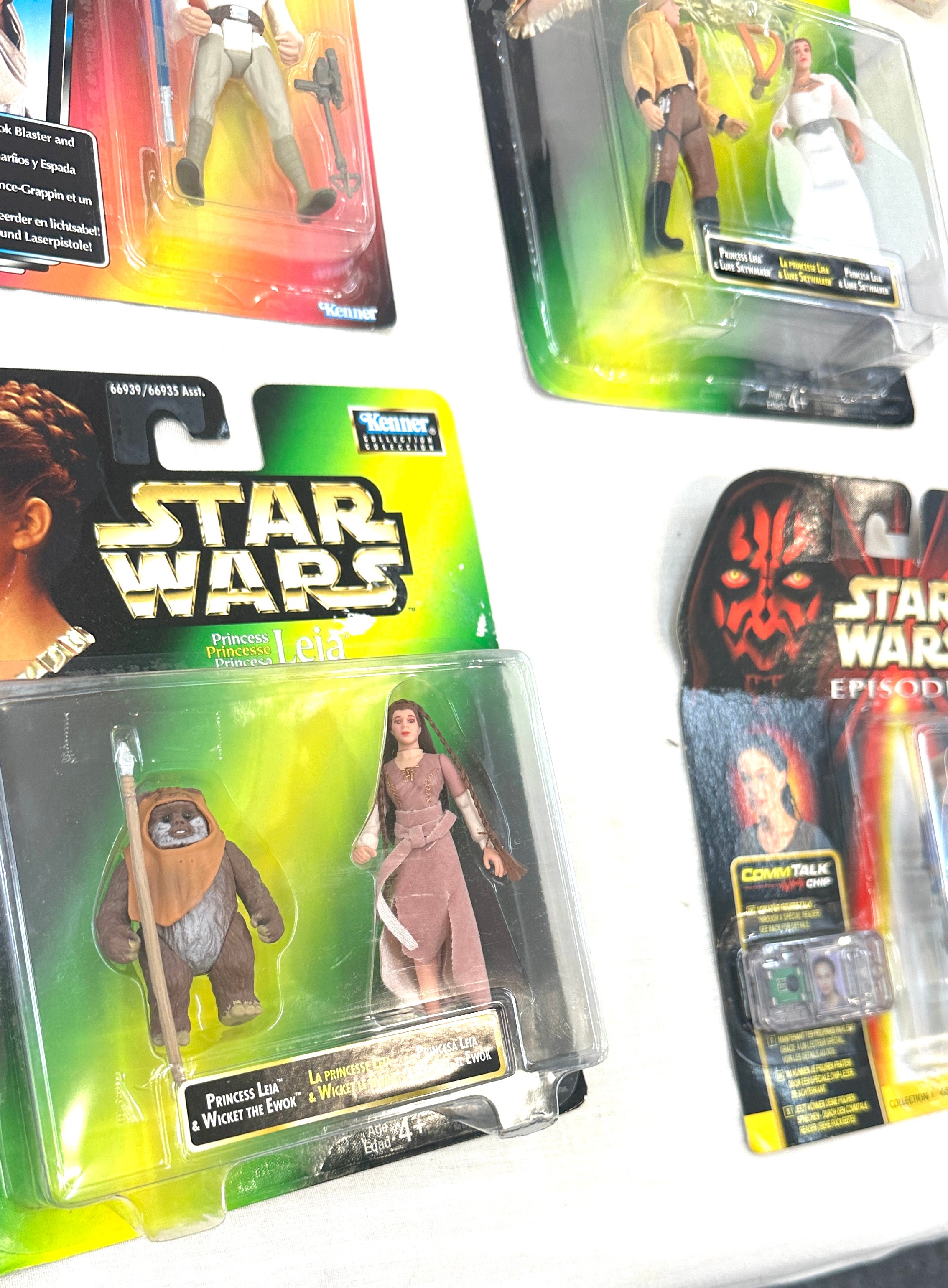 Star Wars 4 figure stampers, Kenner Star Wars figures Leia, Luke Skywalker, Princess Leia and - Bild 5 aus 8