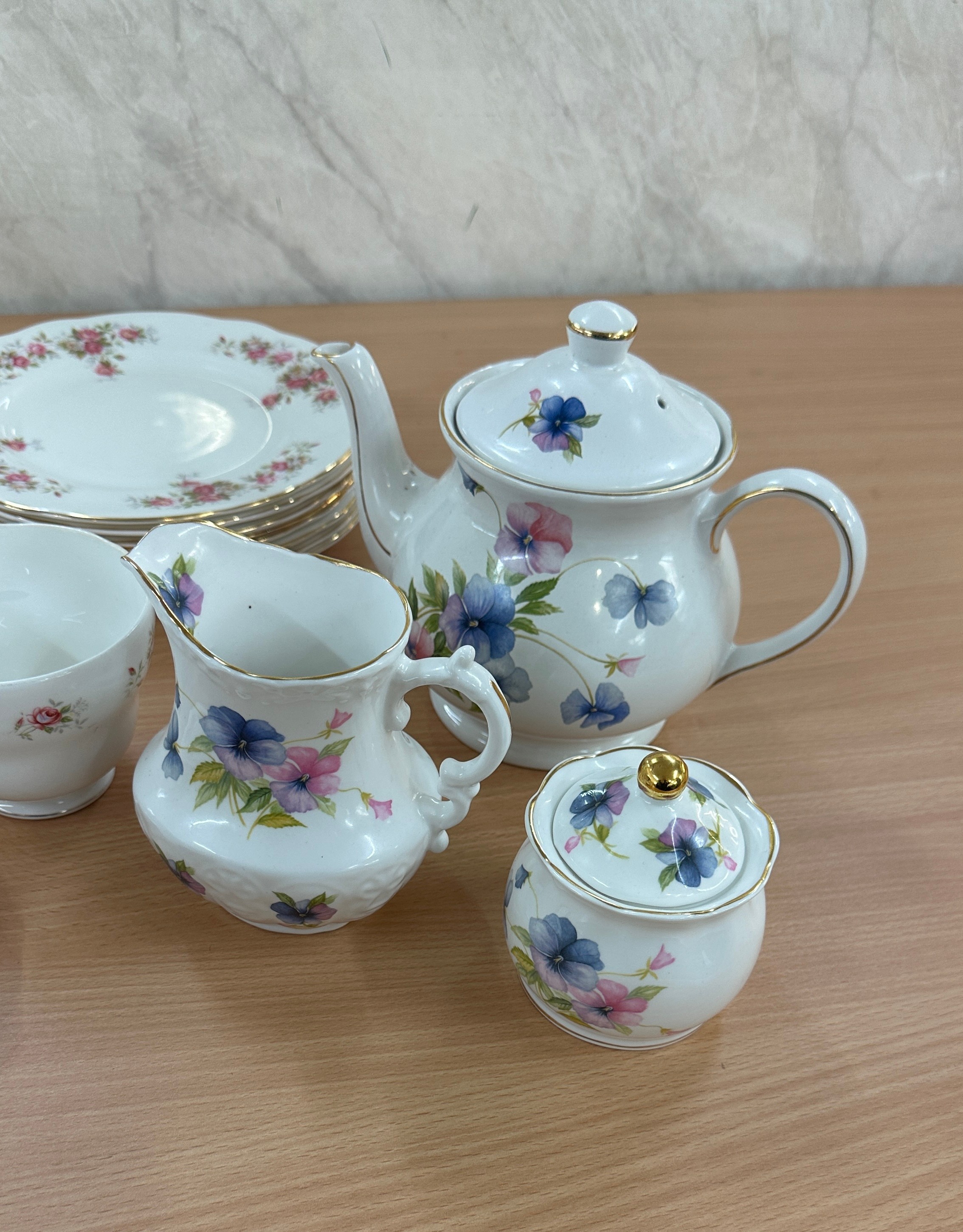Part Duchess tea service and Sadler tea pot, milk jug and bowl - Image 4 of 5