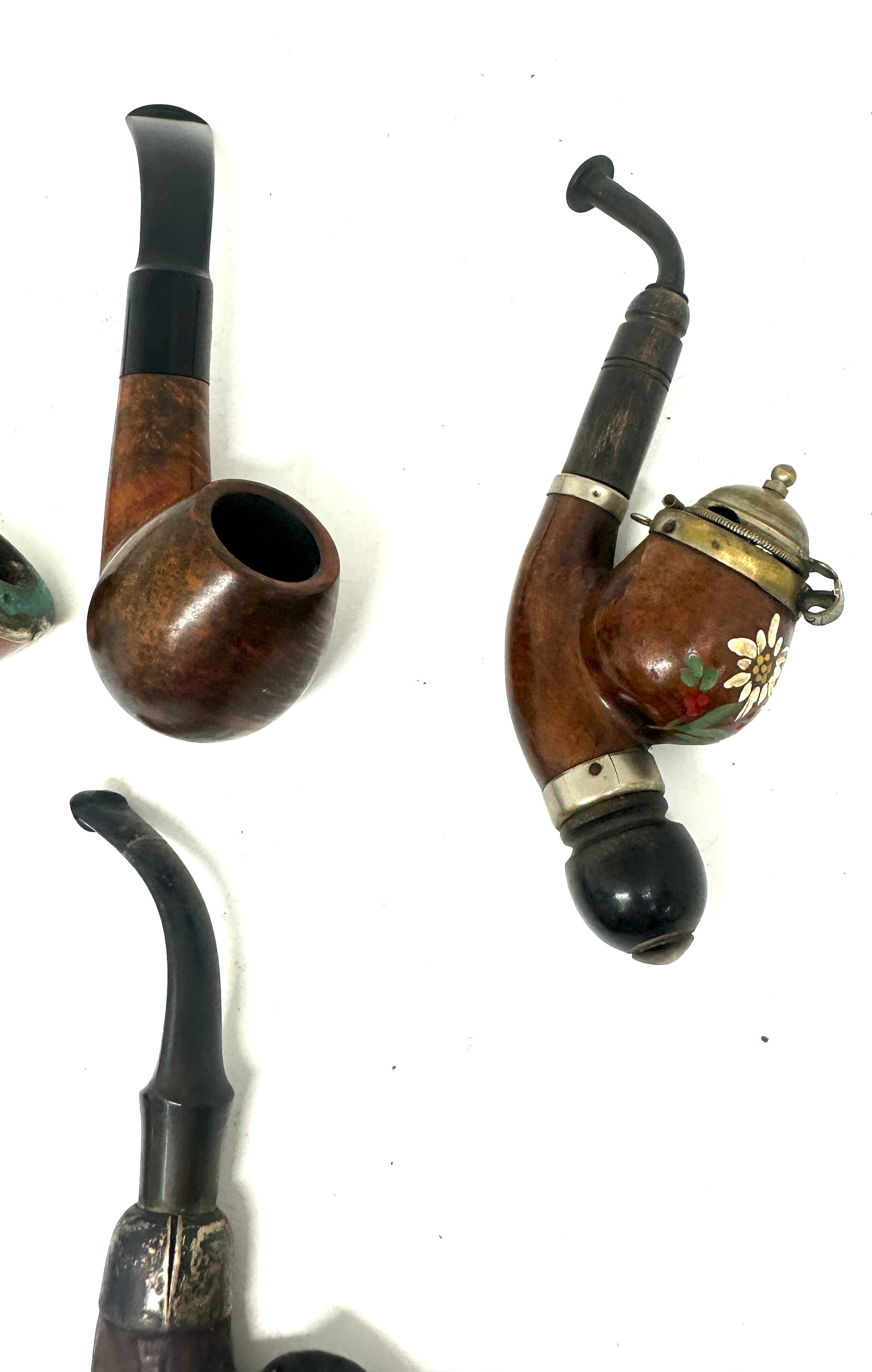 Selection of vintage smoking pipes - Image 3 of 6