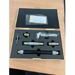 Cased Mitutoyo inside micrometers 139-178, in as new condition