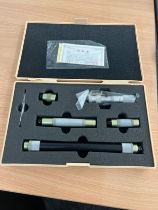 Cased Mitutoyo inside micrometers 139-178, in as new condition