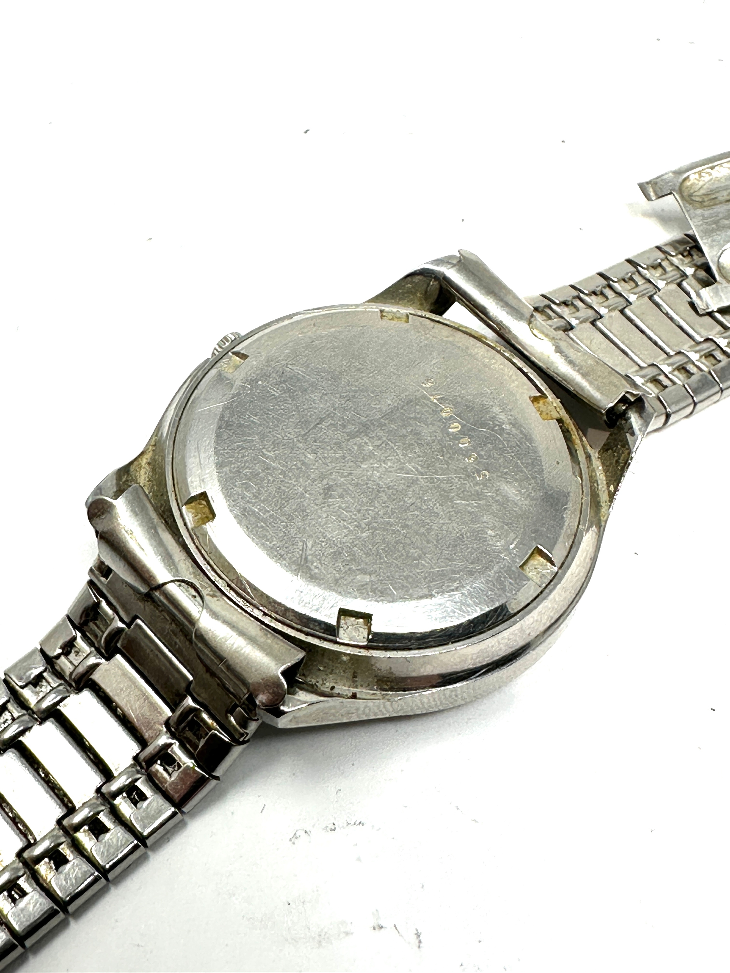 Vintage Seiko Weekdater 26 jewel gents wristwatch the watch is ticking - Image 5 of 6