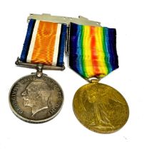ww1 medal pair to 766635 pte g.birdsall 28-london .r