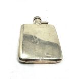 Vintage silver Hip Flask Birmingham silver hallmarks weight 160g