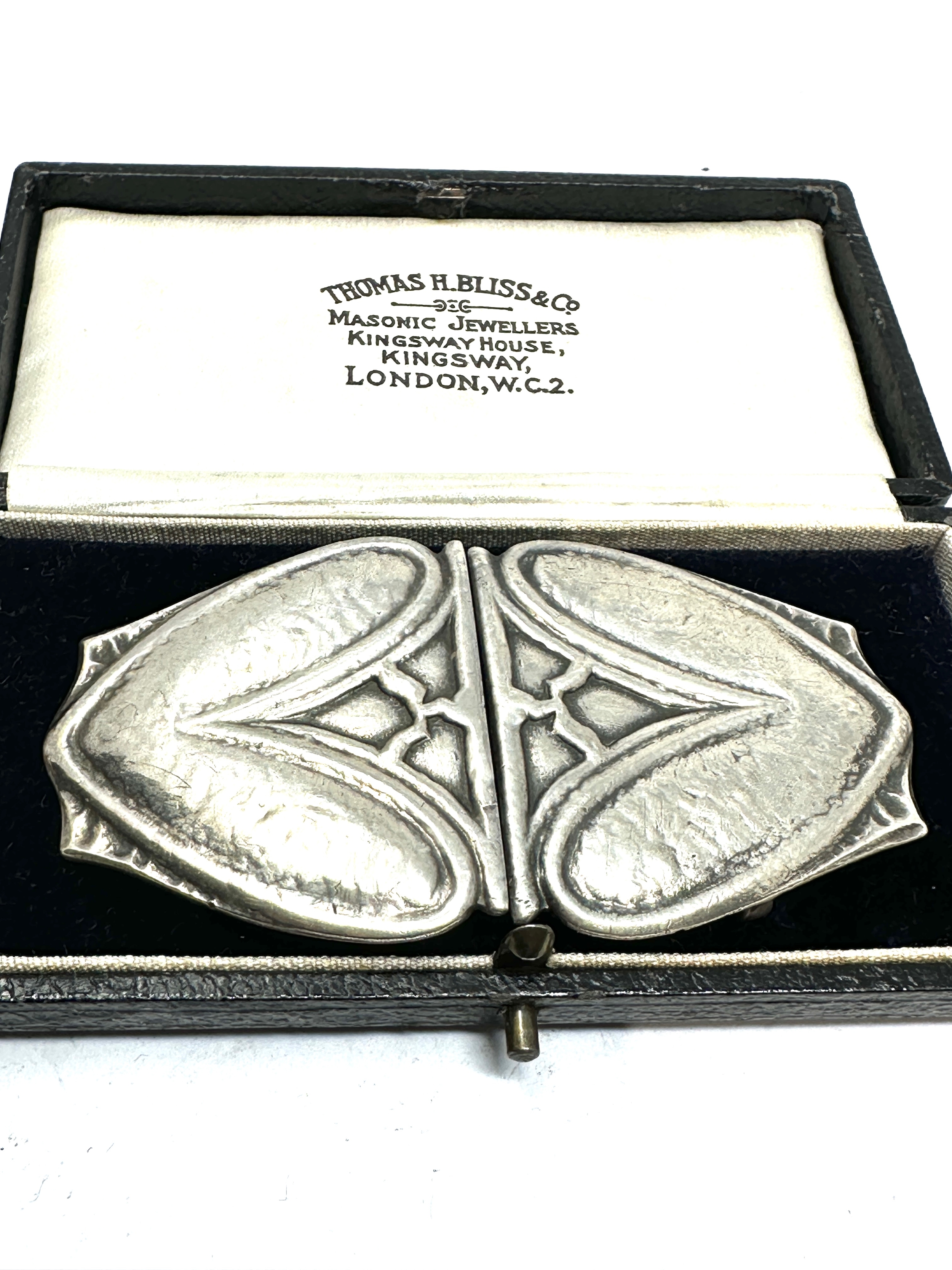 Antique silver Archibald Knox for cymric liberty & co buckle measures approx 8.2cm by 4.4cm - Image 2 of 5