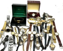Large selection of vintage & later ladies wristwatches all untested