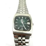 Vintage omega constellation automatic chronometer gents wristwatch the watch is ticking strap