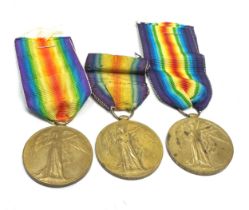 3 ww1 medals names in images 1 erased un-named