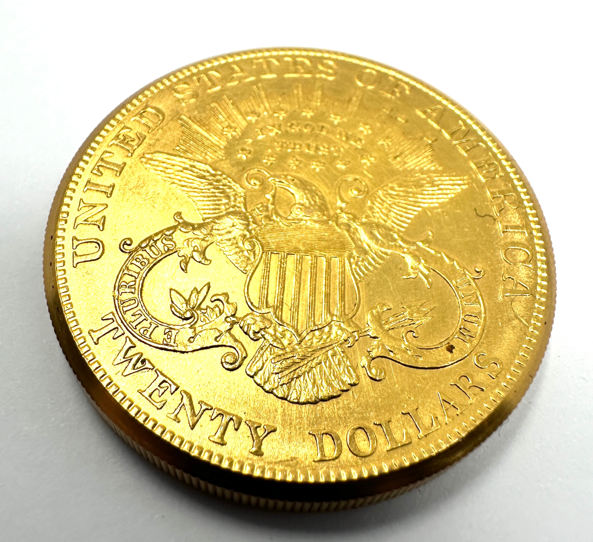 Jaeger le cultre 18K Yellow Gold Twenty Dollar Coin Watch - Manual winding. 18K Yellow gold coin - Image 5 of 6