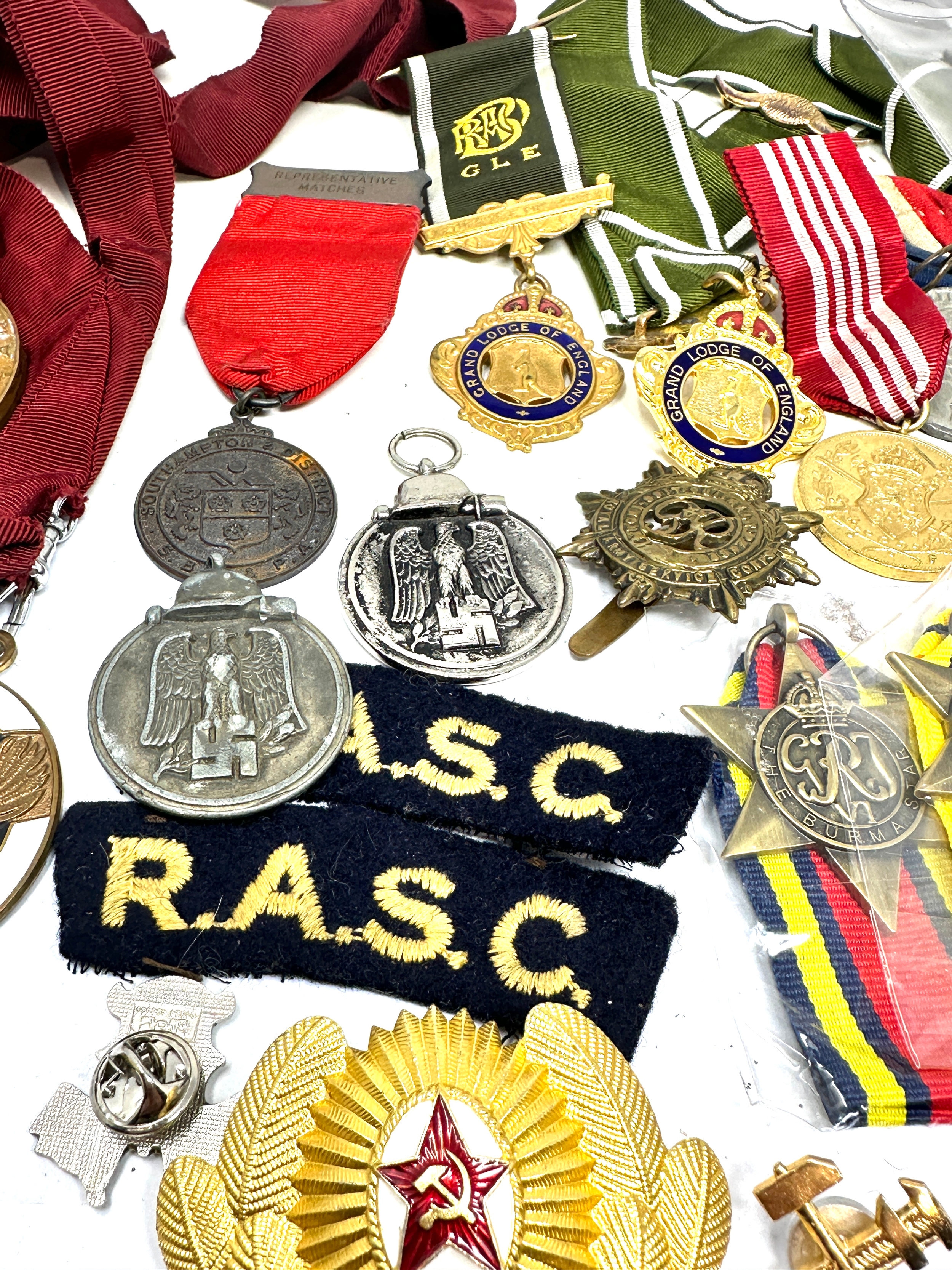 Large collection of badges medals etc - Image 6 of 8