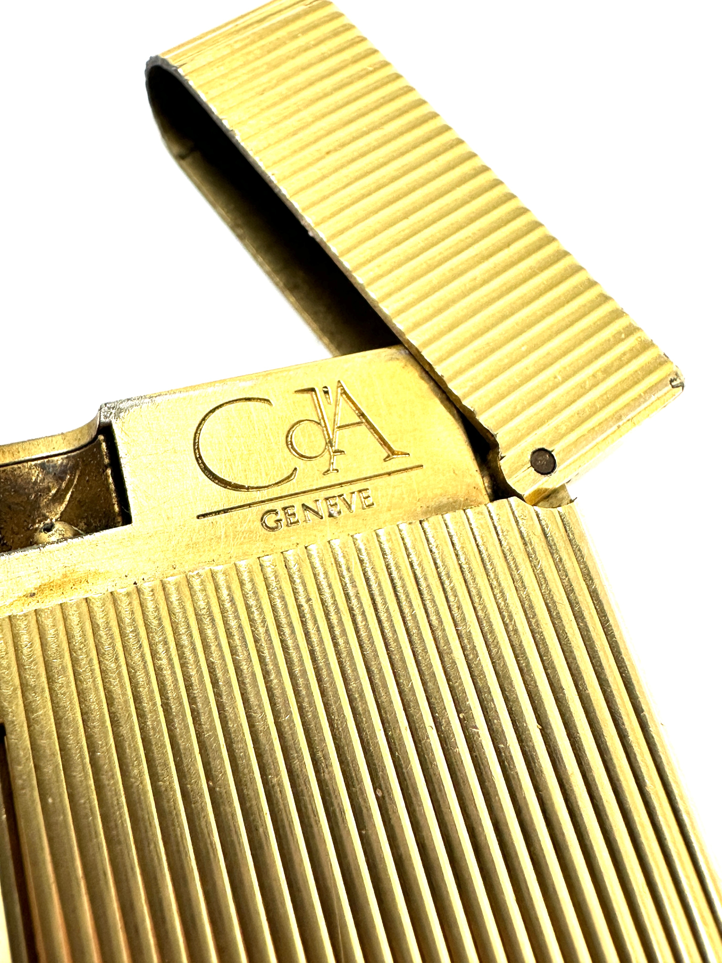 Caran d'Ache cigarette Lighter - Gold Plated - Image 4 of 5