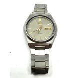 Gents Seiko 5 automatic wristwatch the watch is ticking 7009-876a day date