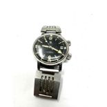 Vintage Lip Nautic from the 1960’s. The watch has a 36 mm stainless steel case with an automatic