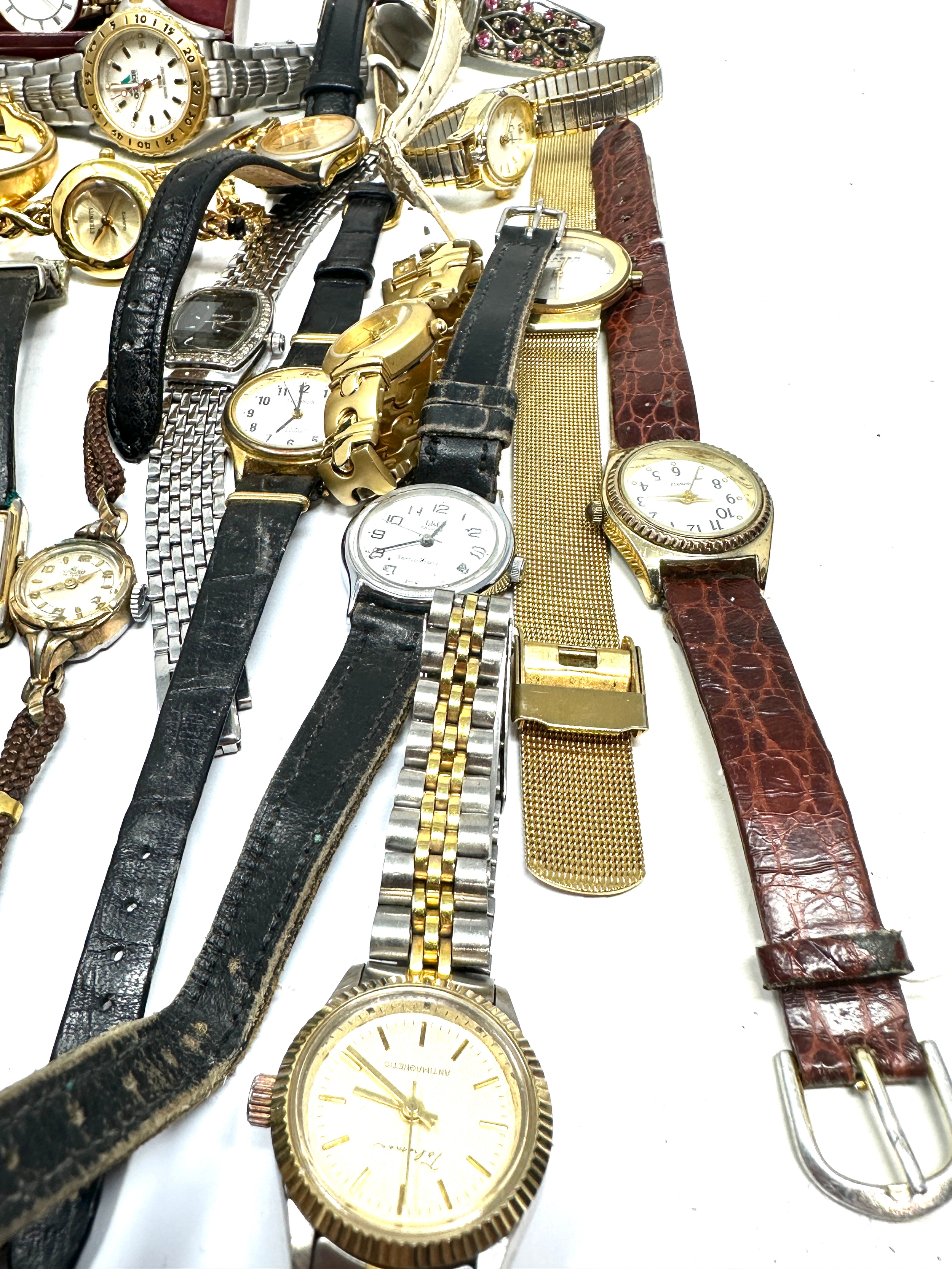 Large selection of vintage & later ladies wristwatches all untested - Image 5 of 7