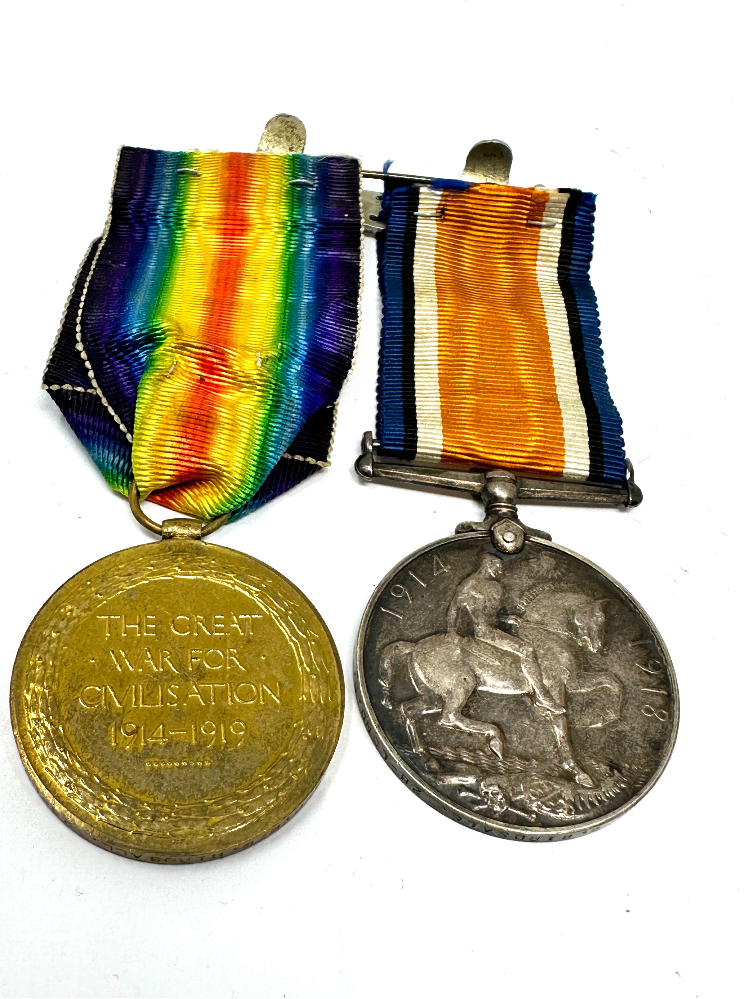 ww1 medal pair to 766635 pte g.birdsall 28-london .r - Image 2 of 2