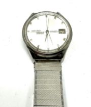 Vintage Seiko Weekdater 26 jewel gents wristwatch the watch is ticking