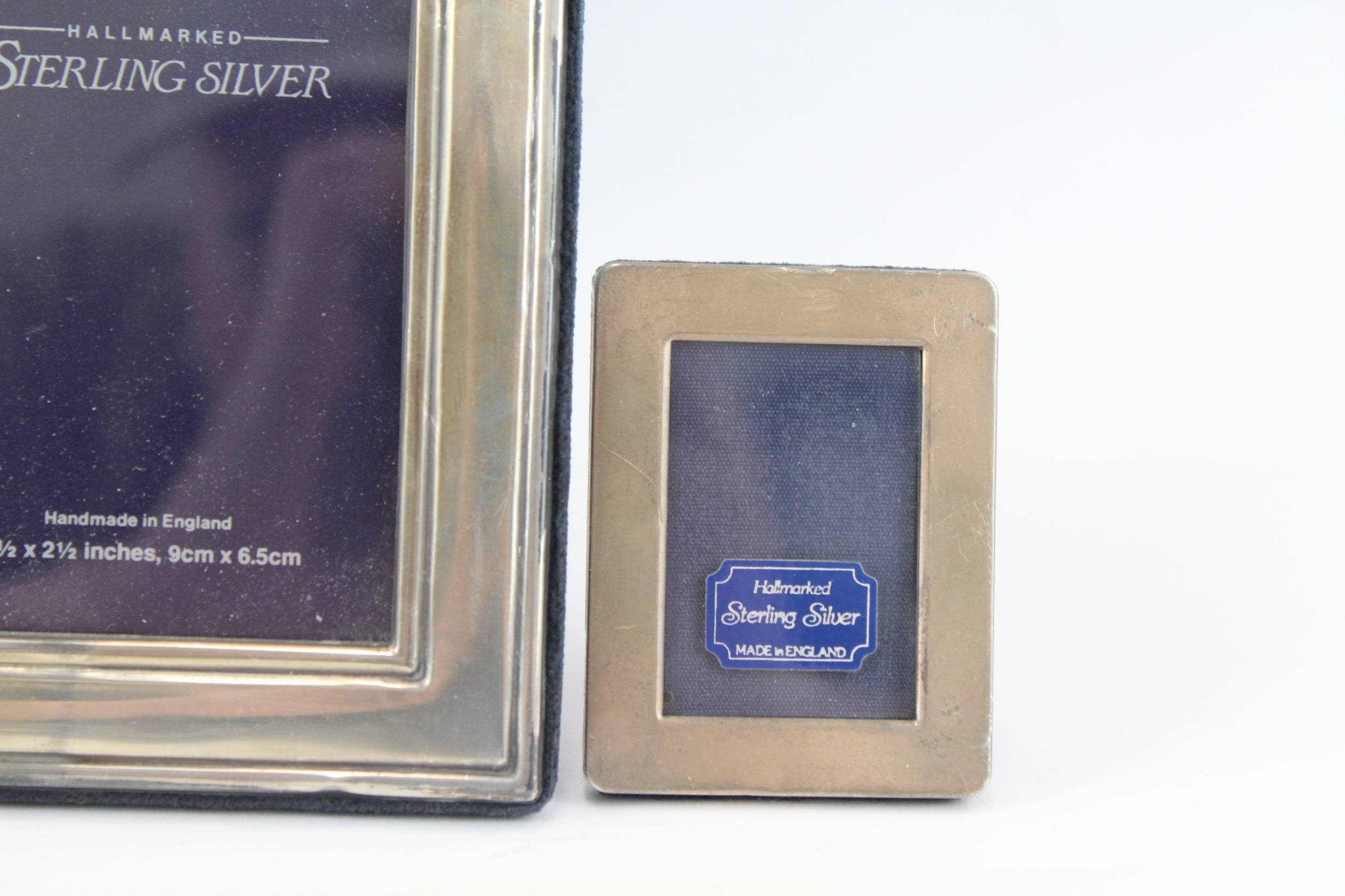 4 x .925 sterling silver photograph frames - Image 2 of 7