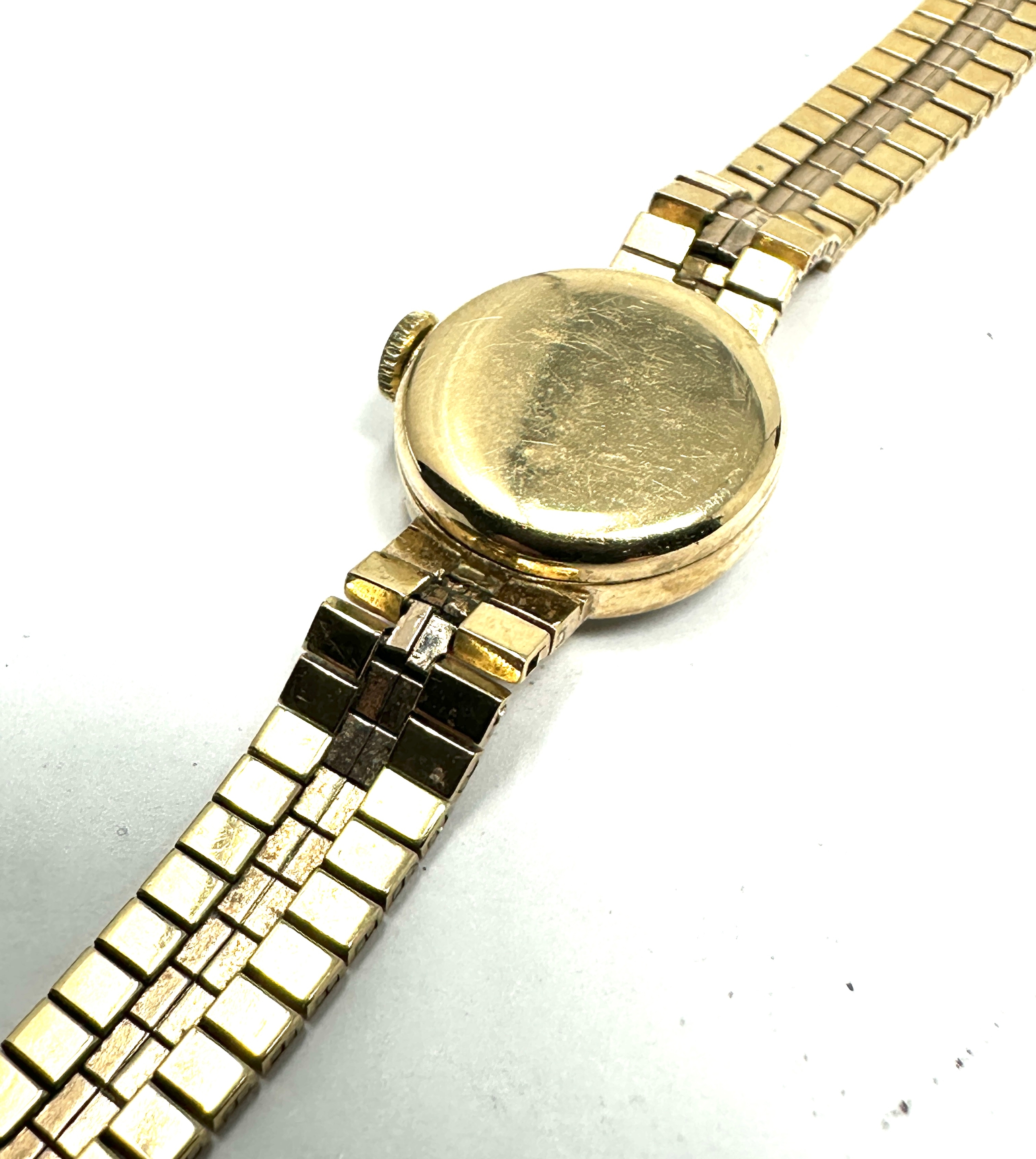 9ct gold omega wristwatch weight approx 20g the watch is ticking - Image 3 of 4